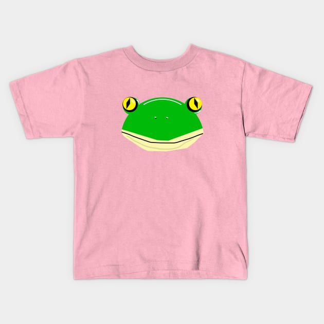 Ribbit Kids T-Shirt by zoebrowne